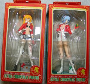Neon Genesis Evangelion “Extra Christmas Figure” – Rei Ayanami & Asuka Langley Set