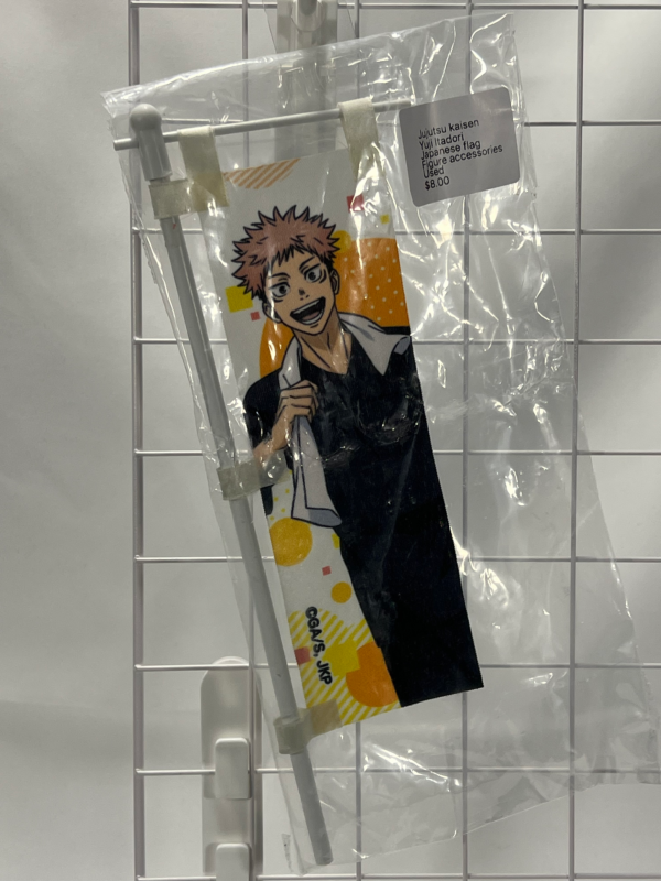 Jujutsu Kaisen – Yuji Itadori Mini Figure Flag Accessory (Japan Import) – Used