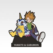 Digimon – Collision of Light Kuji – Yamato & Gabumon Acrylic Stand – Bandai Spirits – New