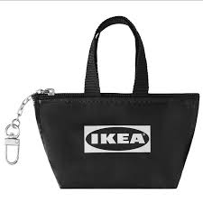 IKEA Japan Exclusive Mini Shopping Bag Keychain – Black Edition – New & Sealed