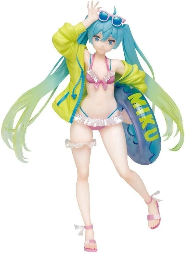 Hatsune Miku – 3rd Season Summer Ver. Figure | FuRyu Prize | Vocaloid Collectible | Bikini Beach Outfit