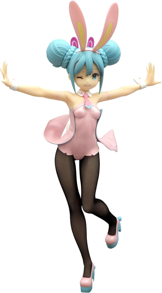 Hatsune Miku BiCute Bunnies Figure – Pastel Pink Bunny Ver. (FuRyu)