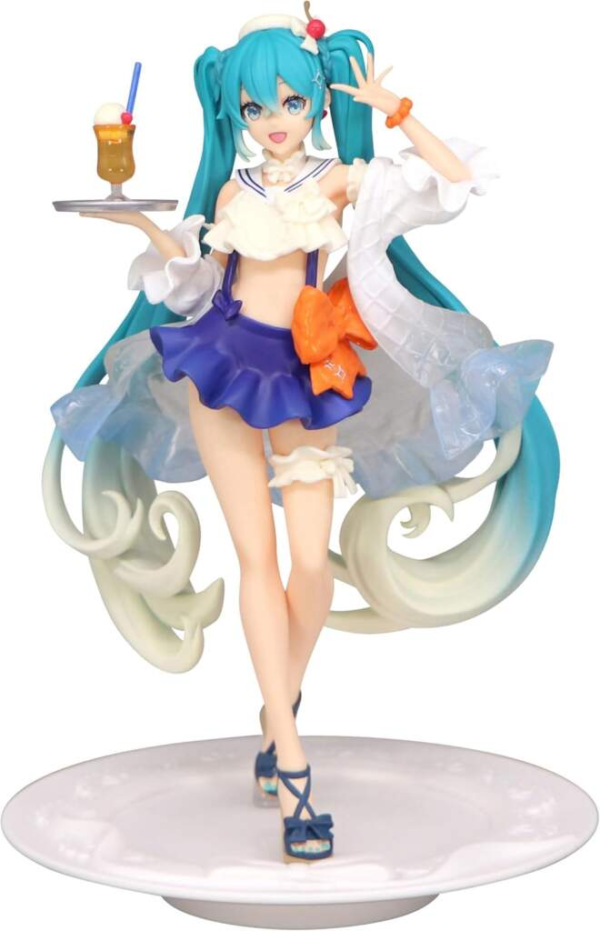 Hatsune Miku – Sweets Sweets Figure | FuRyu EX-COO’d Creative | Dessert Café Ver. | Vocaloid Collectible
