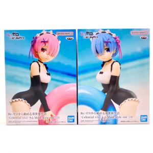 Rem & Ram – Celestial vivi Maid Style Ver. Figure Set | Re:Zero | Bandai Spirits / Banpresto | Beach Swimsuit Maid Ver.